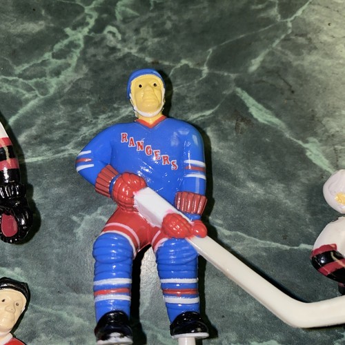Hockey Toy Figures Lot Canada Rangers 1999 Penguins Blackhawks USC Lot 5 - Picture 3 of 6