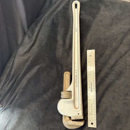 24" HD Aluminium Rohrzange Stahlbacken und Mechanismus für einen Job kostenloser Versand!