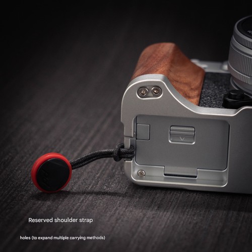 YUWOOD for Fujifilm XE5 Retro Wooden Camera Anti-Slip Base w/ Wooden Handle 0Z - Picture 4 of 34