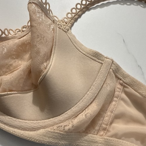 Victorias Secret 34DDD Dream Angels Push Up Without Padding Bra Burgundy Lace - Picture 21 of 22