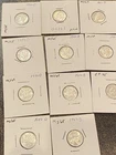 Lot Of 11 - 1942d Mercury Dimes 90% Silver - High Grade