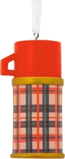Hallmark Plaid Drink Vessel Christmas Ornament 