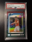 2024 Panini Donruss - Rated Rookie Bo Nix #369 Optic Preview Red & Green Prizm