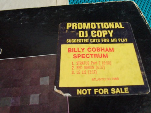 Billy Cobham Spectrum US Promo Vinyl LP 7268 Tommy Bolin Deep Purple Mahavishunu - Picture 7 of 11