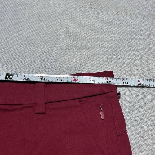Lululemon Commission Shorts Size 36 Slim Fit Chino Oxblood Stretch ABC Design - Bild 6 von 11