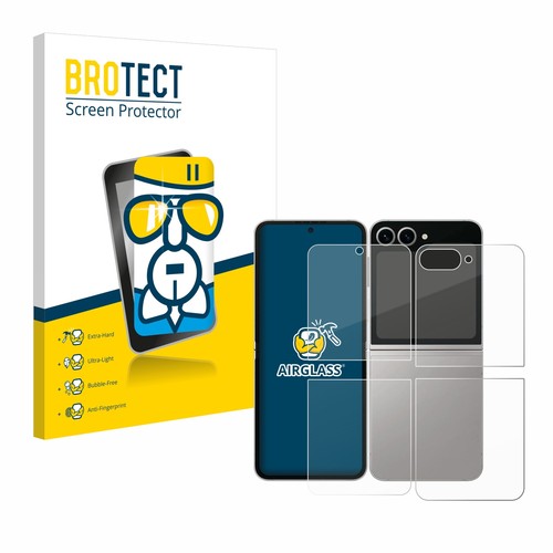 BROTECT Panzerfolie Schutzglas für Samsung Galaxy Z Flip 6 (Display+Rückseite) Z - Bild 1 von 7