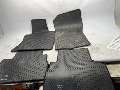 17-20 Infiniti Q60 Q50 Coupe Floor Front & Rear Carpet Mat Set P - Picture 10 of 12