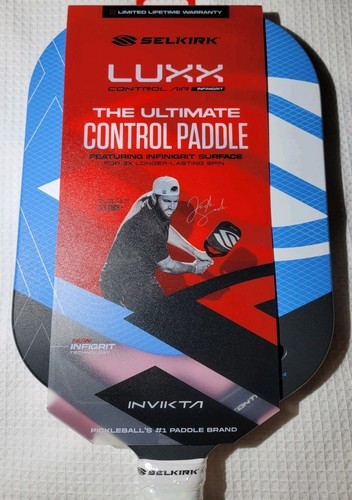 Selkirk LUXX Control Air Invikta INFINIGRIT Pickleball Paddel blau NEU 8.1-8.2