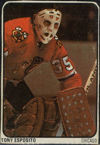 1974 Lipton - Tony Esposito (Chicago Black Hawks) #45 (Handcut)