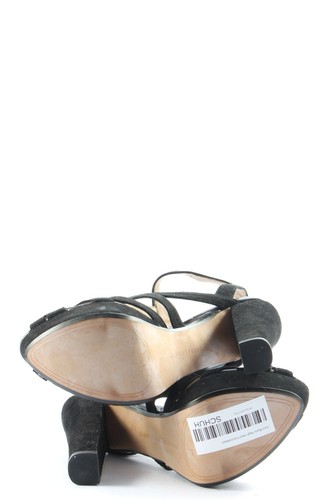 ZARA BASIC Sandalias de tacón alto Mujeres Talla EU 37 negro elegante - Imagen 4 de 5