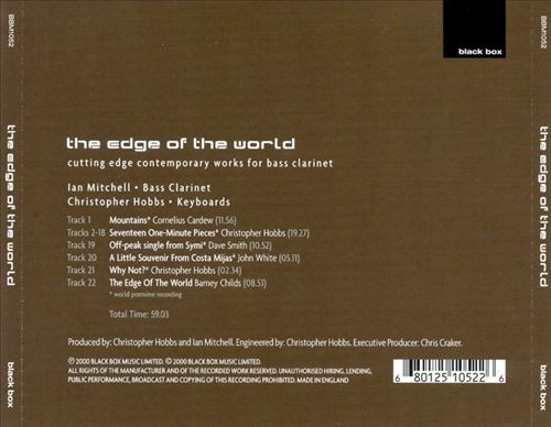 IAN MITCHELL/CHRISTOPHER HOBBS EDGE OF THE WORLD NEW CD - Picture 1 of 1