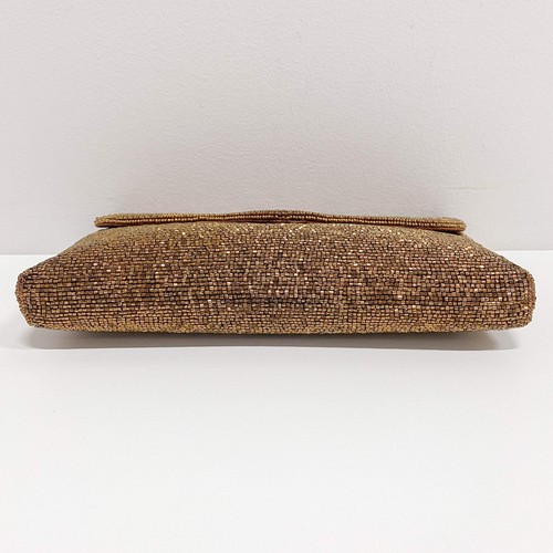 DIOR Vintage Rose Gold Beaded Gold Chain Shoulder Bag - Picture 5 of 11