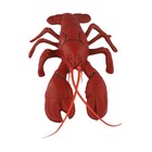 14.1 Inch Lobster Lifelike Model Artificial Marine Plastic Animals Desktop Decor
