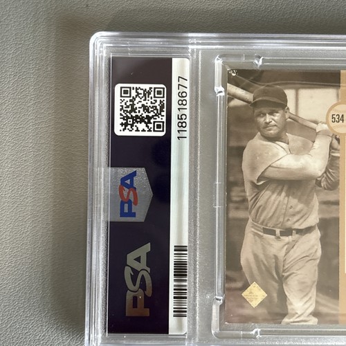 1999 UD Century Legends Jimmie Foxx 500 Club Bat Relic PSA 5 EX - Picture 15 of 15