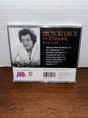 De Ti Depende (It's Up to You) by Hctor Lavoe (CD, Jul-2010, Fania) New Sealed - Picture 2 of 10