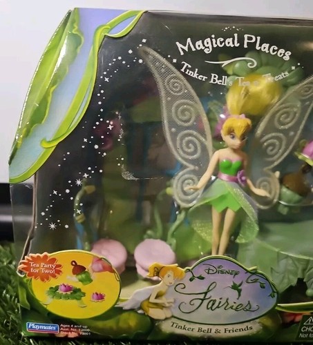 Vtg Disney Fairies PLAYMATES Tinker Bell's Tea N Treats 2006 NIB RARE MAGICAL - Picture 3 of 11