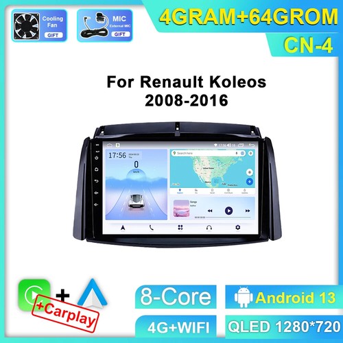 Radio de coche Android automático para Renault Koleos 2008-2016 reproductor de video estéreo GPS navegación - Imagen 27 de 27