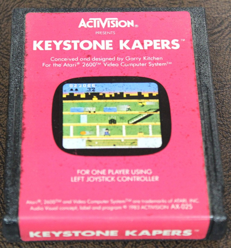 Activision/Atari 2600 Keystone Kapers Cartridge Cart-No Box/Manual (Untested)