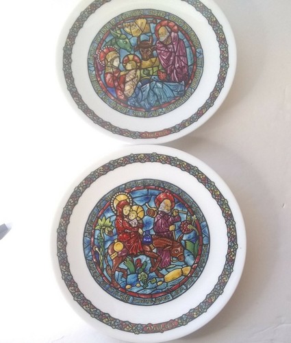2 vintage porcelain Darceau Limoges France Plates - Picture 8 of 8