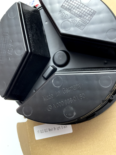 Mercedes Benz Emble Black Grill Star Badge GLE GLS GLC X253 W166 2013-19 20.5cm - Picture 12 of 22
