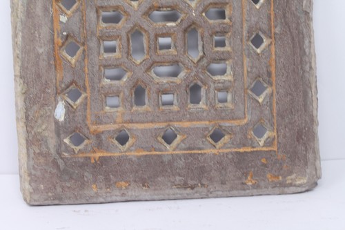 ALTE ANTIKE SELTENE HANDGESCHNITZTE EINZIGARTIGE DESIGN SCHWERE STEIN FENSTERPLATTE JALI NH6963 - Bild 9 von 12