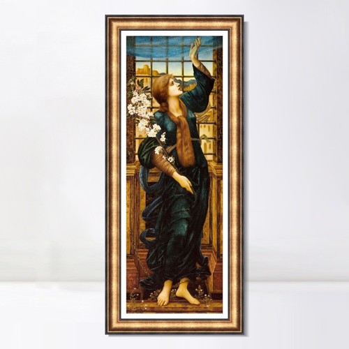 Framed Canvas Giclee Print Hope by Edward Burne Jones Wall Art Home Decorations - Picture 7 of 16