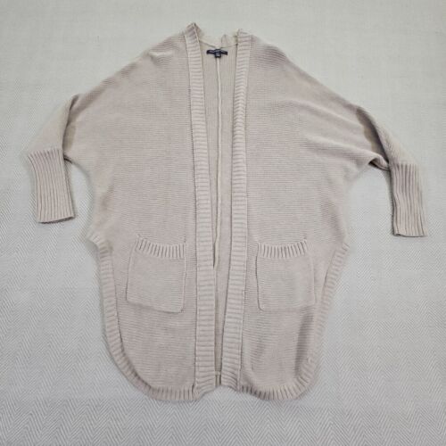 American Eagle Outfitters Cardigan Women’s X-Small Beige Open Front Boho Y2K - Picture 2 of 18