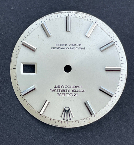Vintage Rolex Oyster Perpertual Datejust Watch Dial For 36mm Case 1601 1603 1600 - Picture 3 of 10