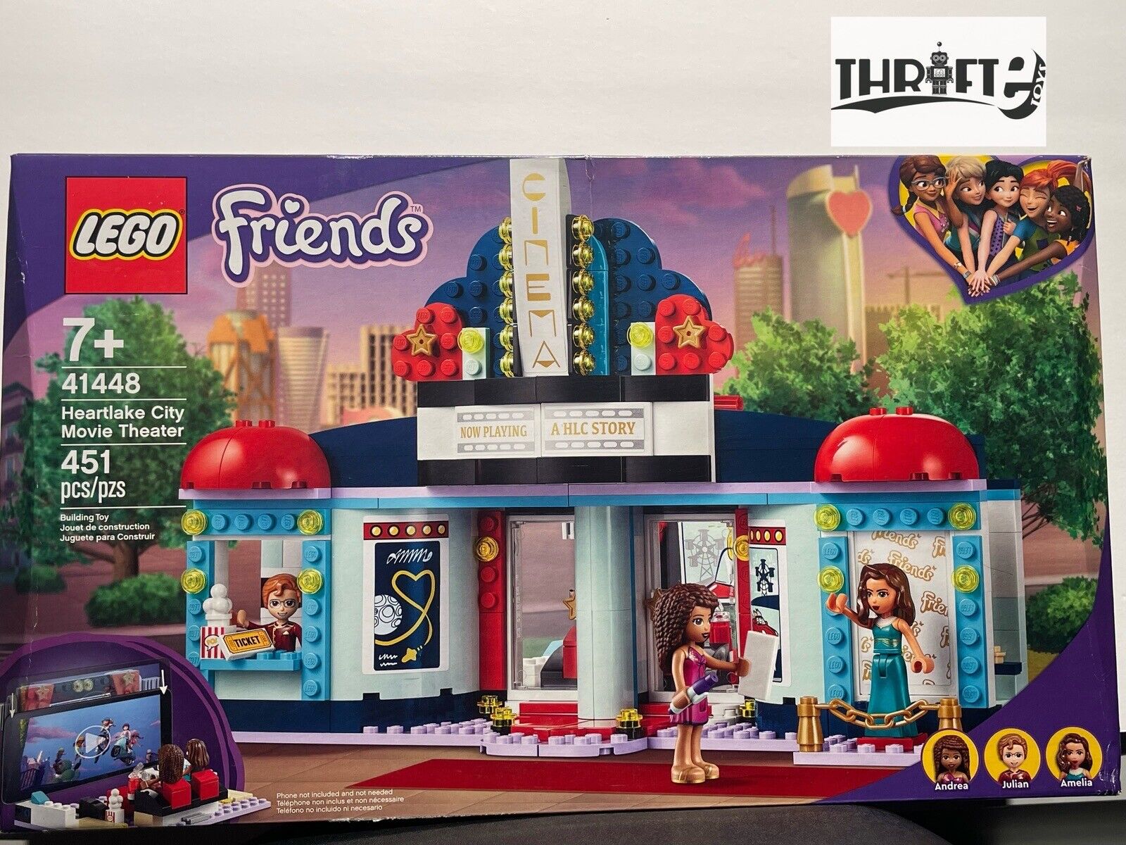 LEGO FRIENDS - HEARTLAKE CITY MOVIE THEATRE  |  41448  |  SEALED  |  GIRL