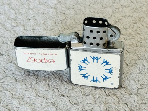 Souvenir Feuerzeug von Expo 67 Weltausstellung Montreal Kanada - made by AUER Japan  - Bild 5 von 7