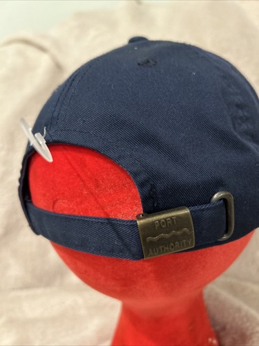 USS Zumwalt Hat Blue OTTO CAP DDG 1000 Ship Cotton Strapback One Size Patriotic - Picture 2 of 3