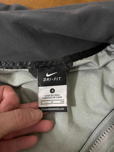 Nike Running Jacket Women’s Small Full Zip Black  Thumb Holes Running Workout - Bild 5 von 6