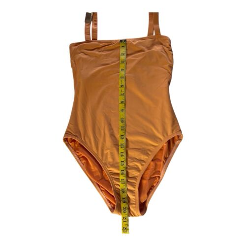 Michael Kors One Piece Swimsuit Orange Size 8 Swim Designer Beach Vacation - Picture 3 of 18