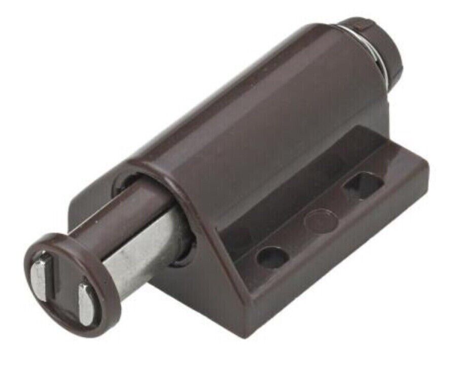 Single Magnetic Touch Latch, Brown (1-Pack) Single Magnetic Touch Latch, Brown (1-Pack)
