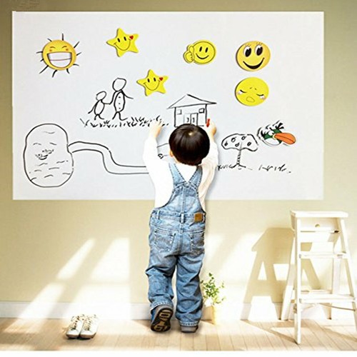 White Single Side Adhesive Writing PET Whiteboard Film Dry Erase Board Office - Picture 4 of 22
