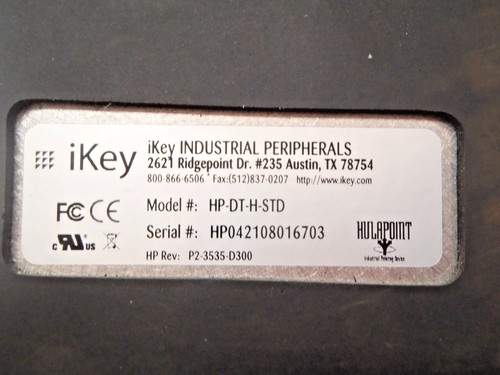 iKey HP-DT-H-STD Industrial Pointing Device Serial Connection - Picture 4 of 4