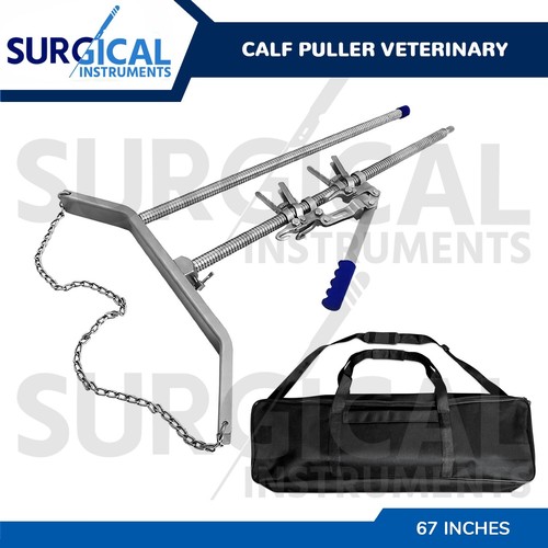 Wadenabzieher Ratsche Stil 67′′ Standardstange mit Reißverschluss Tragetasche Veterinär - Bild 1 von 17