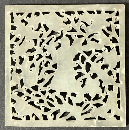 Antica targa cinese in giada intagliata - Foto 7 di 7