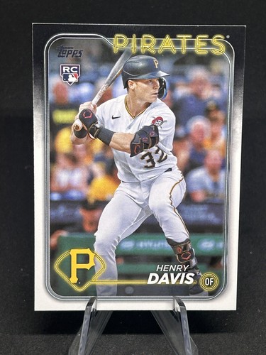 2024 Topps Henry Davis Base RC Rookie Card #295 Pittsburgh Pirates - Picture 1 of 2