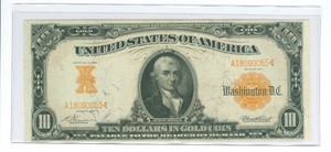 1907-10-Gold-Certificate-Crisp-XF-Blazing-Orange-Fr-1167-Payable-In-Gold-Coin