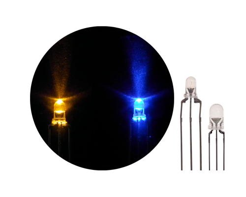 Bi-Colour / Tri-Colour LEDs - Ultra-Bright Multi-coloured 3mm/5mm/10mm - Picture 8 of 12