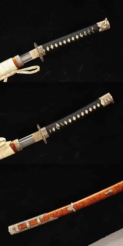 High quality Hand Clay Tempered T10 Steel Japanese Samurai Tachi Sharp - Picture 8 of 9