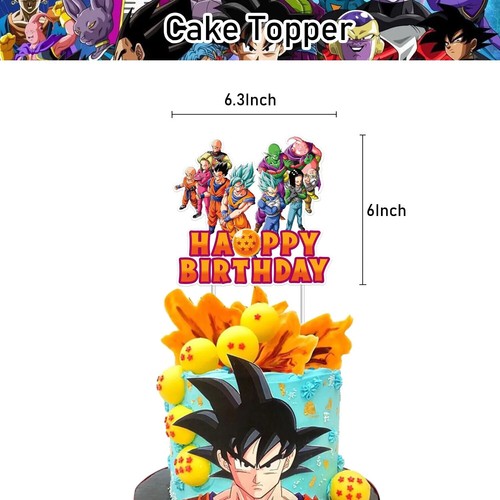 Anime Dragon Ball Z Theme Birthday Party Supplies, DBZ Birthday Party Decoration - Picture 7 of 18