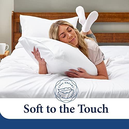 Cosy House Collection Ultra Soft Luxury Standard Size Pillow Cases - Cream - Imagen 2 de 7