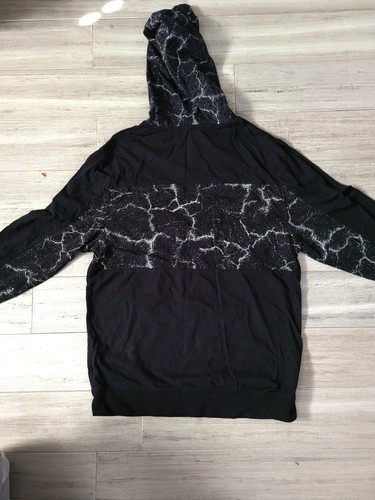 Sudadera con Capucha Negra Y2k DGK Dirty Ghetto Niños Talla Med Unisex Skate Grunge Años 90 Lightning - Imagen 9 de 11