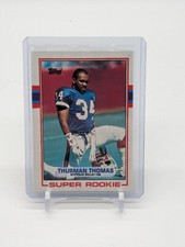 1989 Thurman Thomas Topps Super Rookie #45 RC HOF Oklahoma St Bills 2
