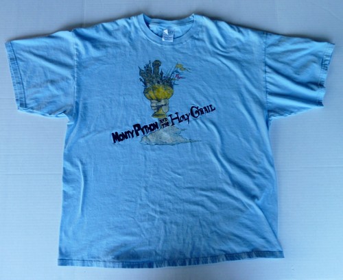 Vintage Monty Python and the Holy Grail T-shirt Mens XXL Blue
