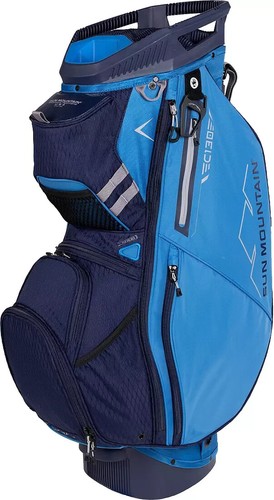 Sun Mountain C-130 2023 Cart Golf Bag New 14 Way Cobalt Navy