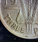 1948 Australia Threepence — photo from another recent sale