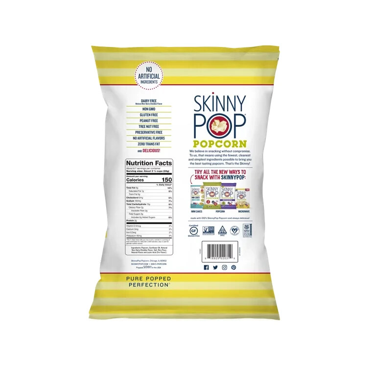 Skinnypop online white cheddar